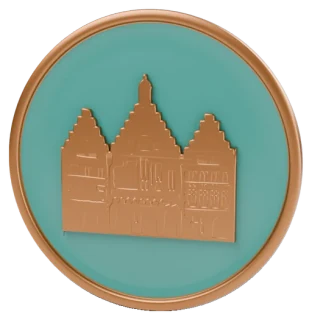 Bronze-Münze Frankfurt